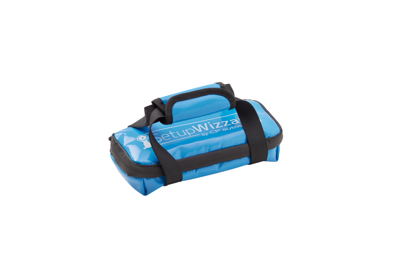 SetupWizzard Gewichtssack 5 kg in Blau mit robustem Reißverschluss für die Kalibrierung